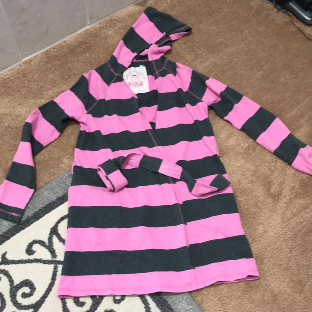 Pink shower gown by pink